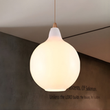 LumiLamp | Glas Hängeleuchte, Modernes Design in Klaren Farben
