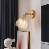Velza - Retro Glas Wandleuchte im Tulpendesign