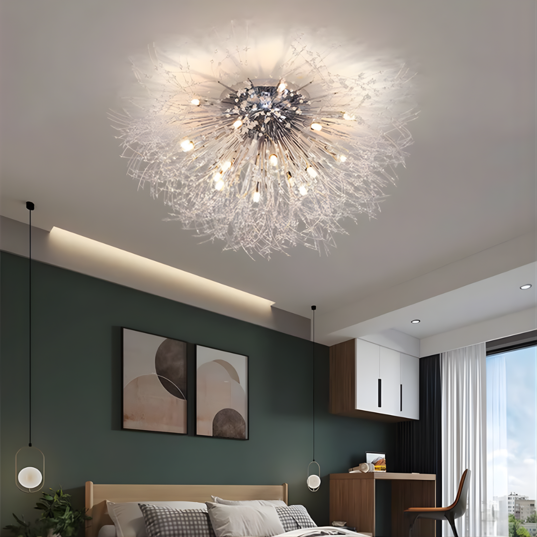 Xelva | Deckenlampe, LED, Metall, Modernes Design, Warmweiß