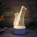 SaxGlow - 3D Saxophon Lampe
