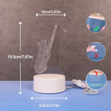 SaxGlow - 3D Saxophon Lampe