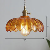 Blomma – Vintage Glas Hängelampe