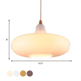 LumiLamp | Glas Hängeleuchte, Modernes Design in Klaren Farben