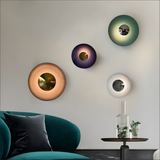 Elyx | LED Wandleuchte, Runde Form für Wohnzimmer, Schlafzimmer & Flur