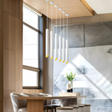 Lunara Pendelleuchte aus Aluminium, LED, Modernes Design, Schwarz Weiß