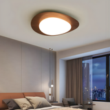 Opaline | Skandinavische Deckenlampe mit Holzdesign und LED