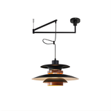 Fluora | Pendelleuchte, Nordisches Design aus Metall und Holz