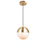 Astral Pendelleuchte Decke aus Glas, Gold Schwarz, Modernes Design
