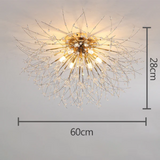 Xelva | Deckenlampe, LED, Metall, Modernes Design, Warmweiß