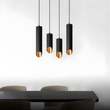 Lunara Pendelleuchte aus Aluminium, LED, Modernes Design, Schwarz Weiß