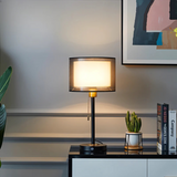 Lumis - Tischlampe mit Stoffschirm