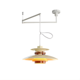 Fluora | Pendelleuchte, Nordisches Design aus Metall und Holz