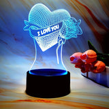 HartLicht – 3D LED Illusionslampe