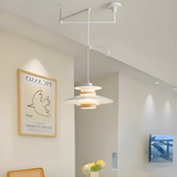 Fluora | Pendelleuchte, Nordisches Design aus Metall und Holz