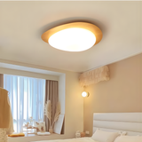 Opaline | Skandinavische Deckenlampe mit Holzdesign und LED