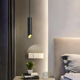 Lunara Pendelleuchte aus Aluminium, LED, Modernes Design, Schwarz Weiß