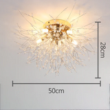 Xelva | Deckenlampe, LED, Metall, Modernes Design, Warmweiß