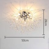 Xelva | Deckenlampe, LED, Metall, Modernes Design, Warmweiß