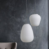 Deckenlampe aus Rippenglas