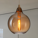 LumiLamp | Glas Hängeleuchte, Modernes Design in Klaren Farben