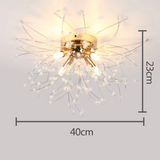 Xelva | Deckenlampe, LED, Metall, Modernes Design, Warmweiß