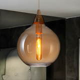 LumiLamp | Glas Hängeleuchte, Modernes Design in Klaren Farben