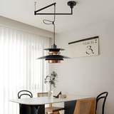 Fluora | Pendelleuchte, Nordisches Design aus Metall und Holz
