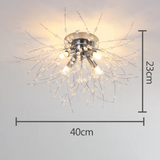Xelva | Deckenlampe, LED, Metall, Modernes Design, Warmweiß