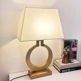 LuxeGlow - Metall Tischlampe