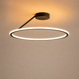 Sidera | Moderne LED Deckenlampe 3000K warmweiß rund Eisen Aluminium Design