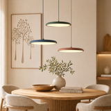 Olyra | Skandinavische Pendelleuchte aus Metall und Acryl, Warmes Licht