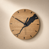 Trä LYX | Holz Wanduhr, Zeitloses Design aus hochwertigem Massivholz