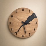 Trä LYX | Holz Wanduhr, Zeitloses Design aus hochwertigem Massivholz