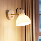 Luminosa - Wandleuchte Weißglas