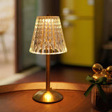 LuminaGlow – Kristall Tischlampe