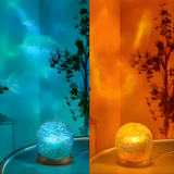 Rayne LED Wellenprojektor Acryl, USB Stromversorgung, Beruhigendes Licht