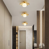 MessingKap - Goldene Deckenlampe