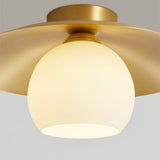 MessingKap - Goldene Deckenlampe