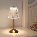 GoldenNest - Kristall Tischlampe