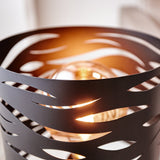 SpeckleShine – Schwarze Tischlampe
