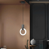 Nordisk Holz LED Deckenlampe Kreisform